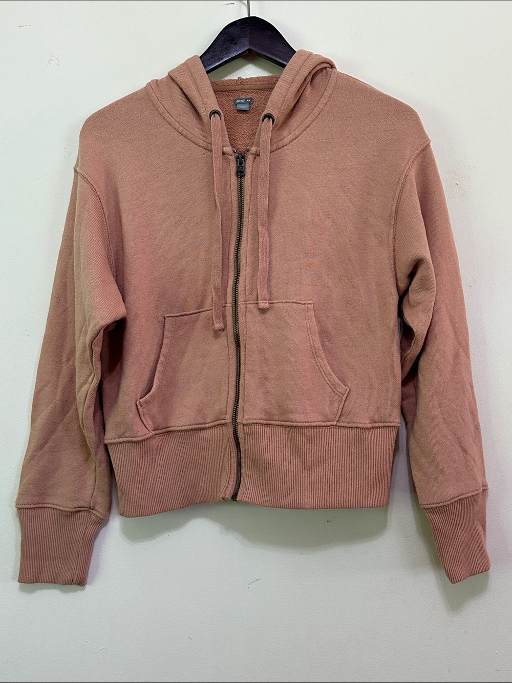 aerie Caramel Brown Fleece Jacket